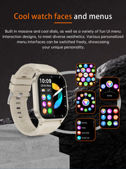 LIGE New Smart Watch Men Blood Oxygen Health Monitor Watch 2.01"
