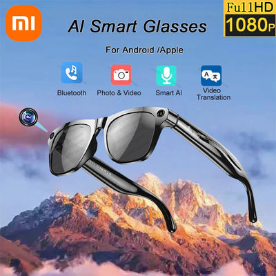 Xiaomi 4K HD AI Smart Glasses Cat GPT 100MP Camera Bluetooth Call 260Mah Battery