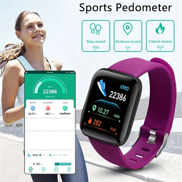 Smart Watch Sport Men Fitness Monitoring Woman Smartwatch Bluetooth Connection