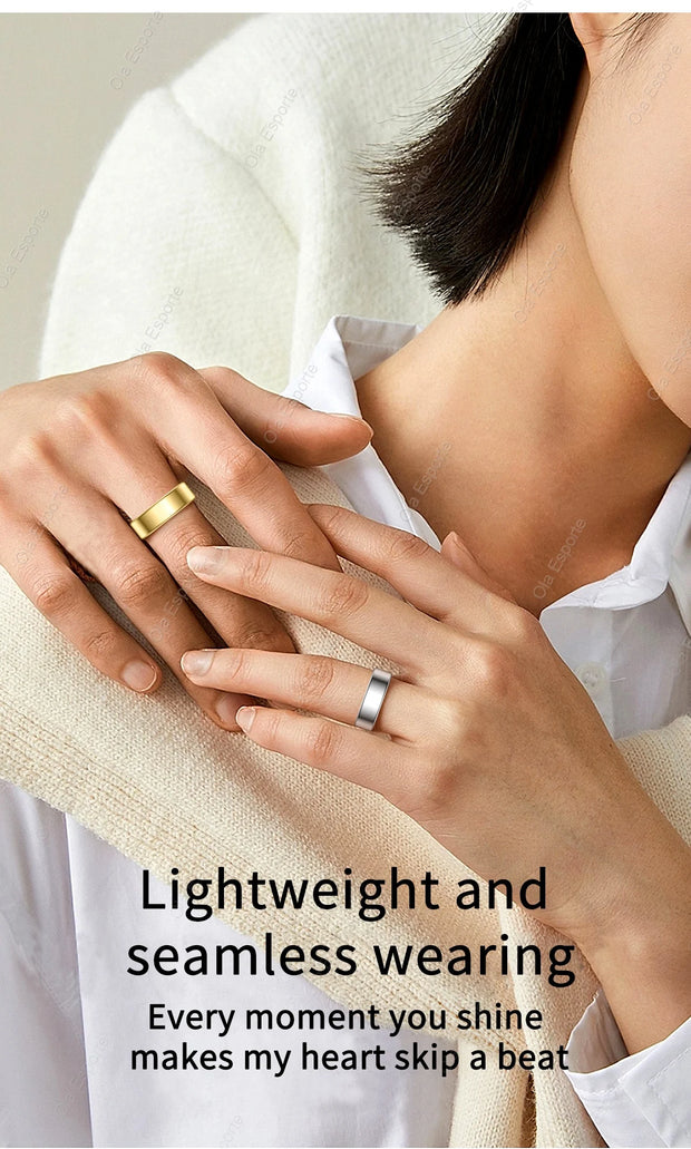 2025 Smart Ring Men Women 5ATM & IP68 Waterproof Health Monitoring Heart Rate