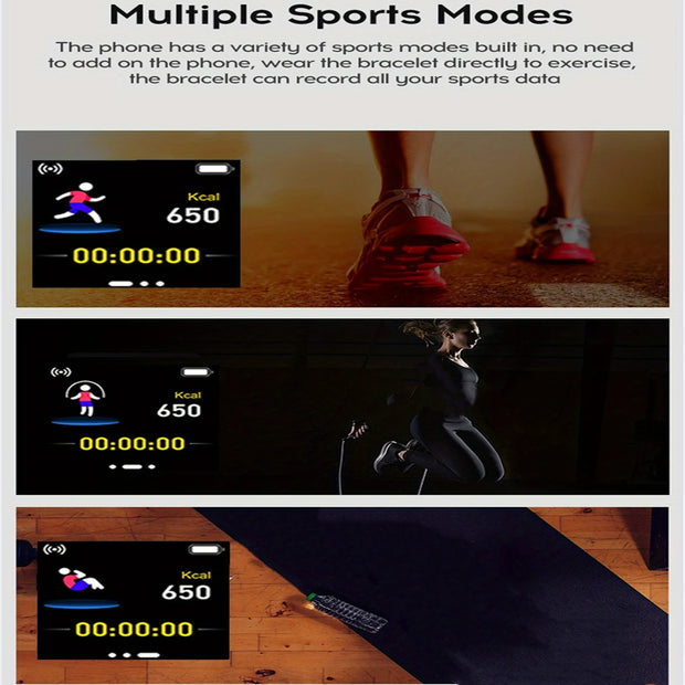Smart Watch Sport Men Fitness Monitoring Woman Smartwatch Bluetooth Connection