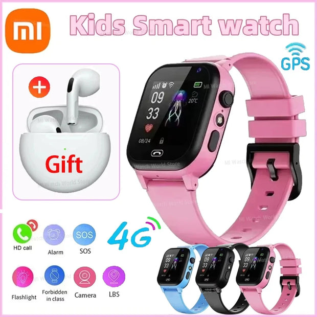 Xiaomi Kids 5G Smart Watch SOS GPS Location Video Call Sim Card Child Camera