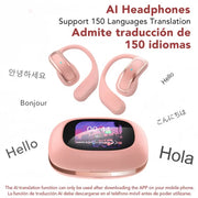 Bluetooth AI Transla Earbuds Smart Wireless Translation HiFi Headphones Sports Noise Reduction