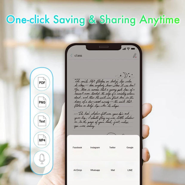 Smart Pen Writing Set Includes Smartpen Smart A5 PU