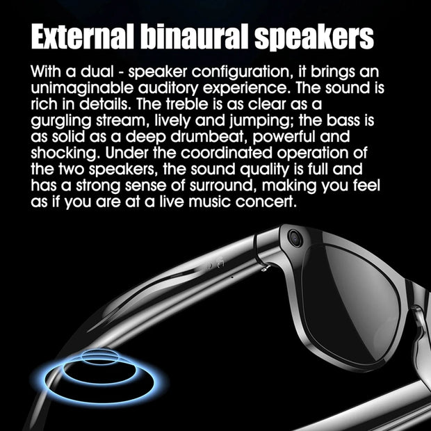 Xiaomi 4K HD AI Smart Glasses Cat GPT 100MP Camera Bluetooth Call 260Mah Battery