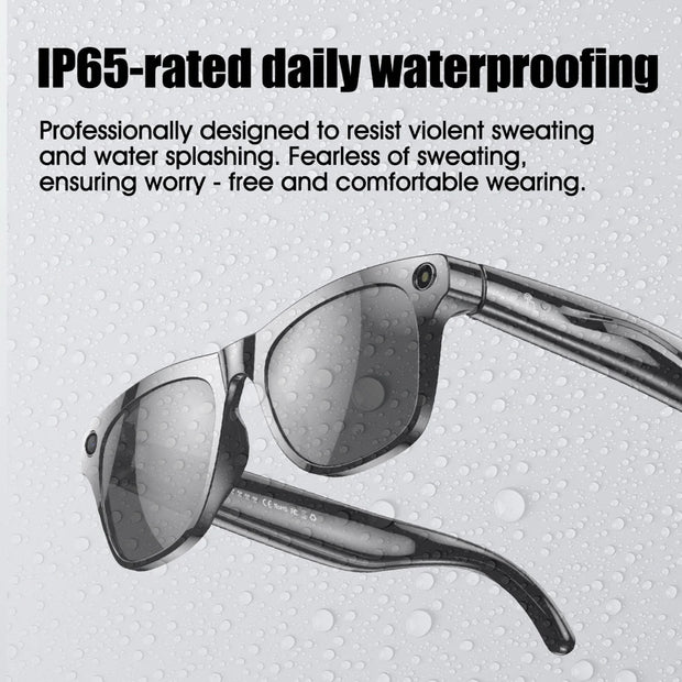 Sports Sunglasses Men Women AI Translate Smart Glasses HD Camera Take Photo