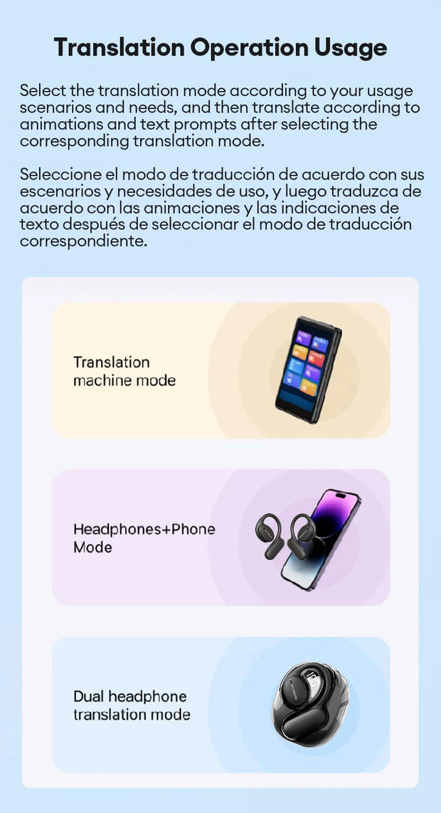 Choice HYUNDAI Openair5 AI Bluetooth Translation Earphones Hanging Ear