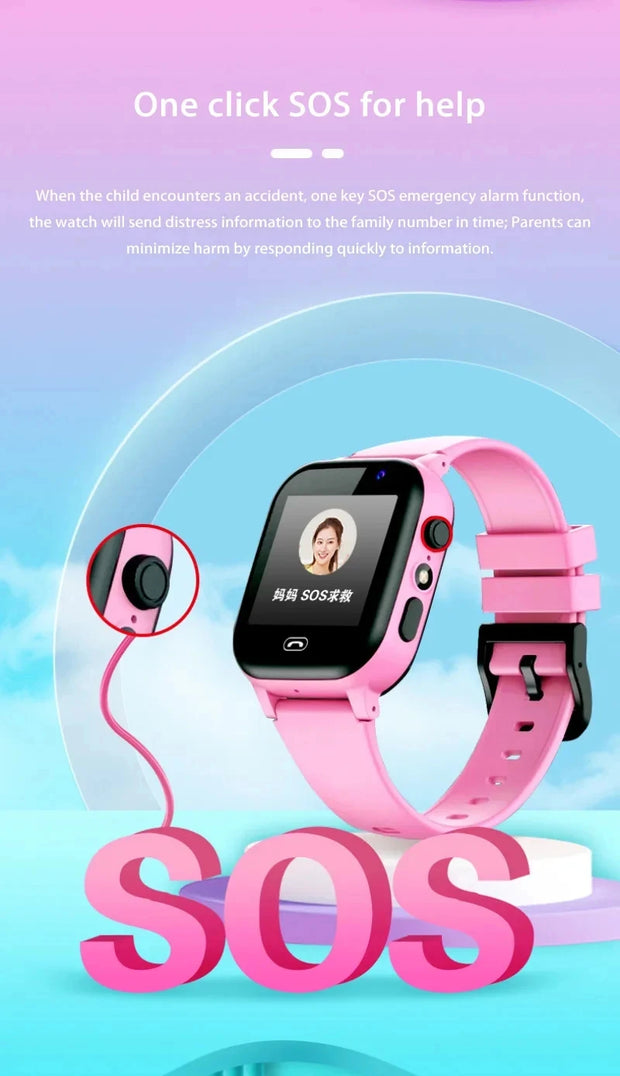 Xiaomi Kids 5G Smart Watch SOS GPS Location Video Call Sim Card Child Camera