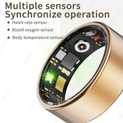 2025 Smart Ring Men Women 5ATM & IP68 Waterproof Health Monitoring Heart Rate