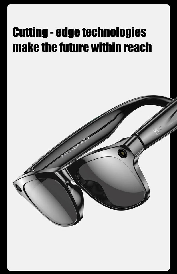 Sports Sunglasses Men Women AI Translate Smart Glasses HD Camera Take Photo