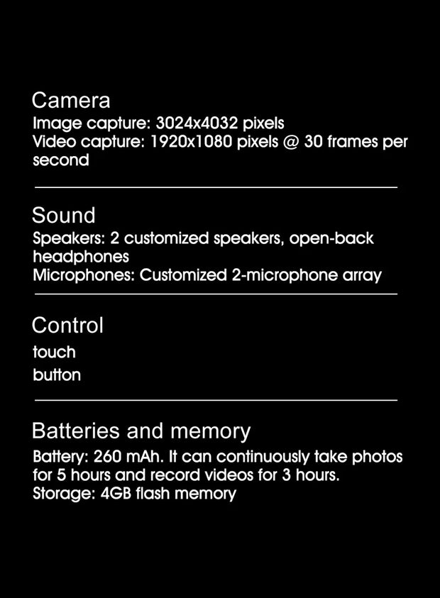 Xiaomi 4K HD AI Smart Glasses Cat GPT 100MP Camera Bluetooth Call 260Mah Battery