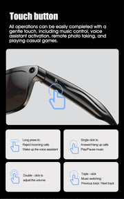 Xiaomi 4K HD AI Smart Glasses Chat GPT 100MP Camera Bluetooth Call