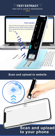 MD32 Language Scanner Pen Smart Pen Language Translator Electronic Dictionary English Learning Scanning Pen Built in Battery