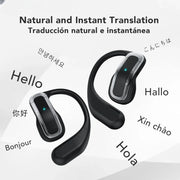 Bluetooth AI Transla Earbuds Smart Wireless Translation HiFi Headphones Sports Noise Reduction