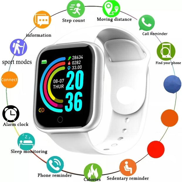 Smart Watch Sport Men Fitness Monitoring Woman Smartwatch Bluetooth Connection