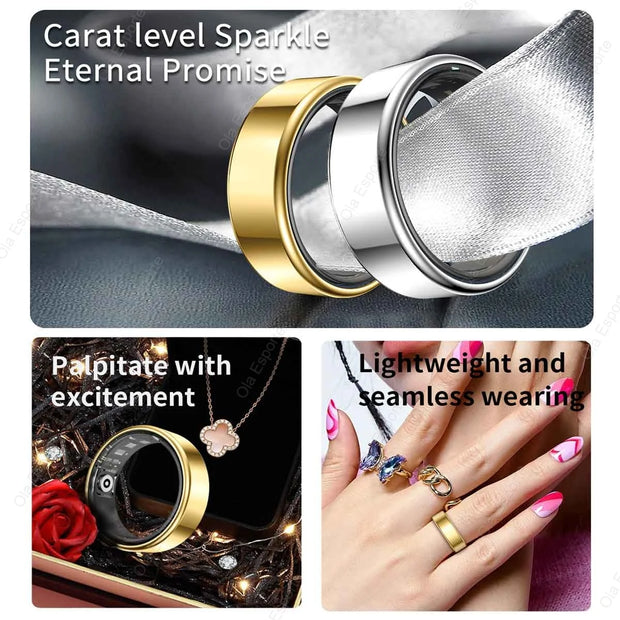 For Xiaomi Smart Ring 2025 Men Women Health Heart Rate Blood Oxygen Monitor