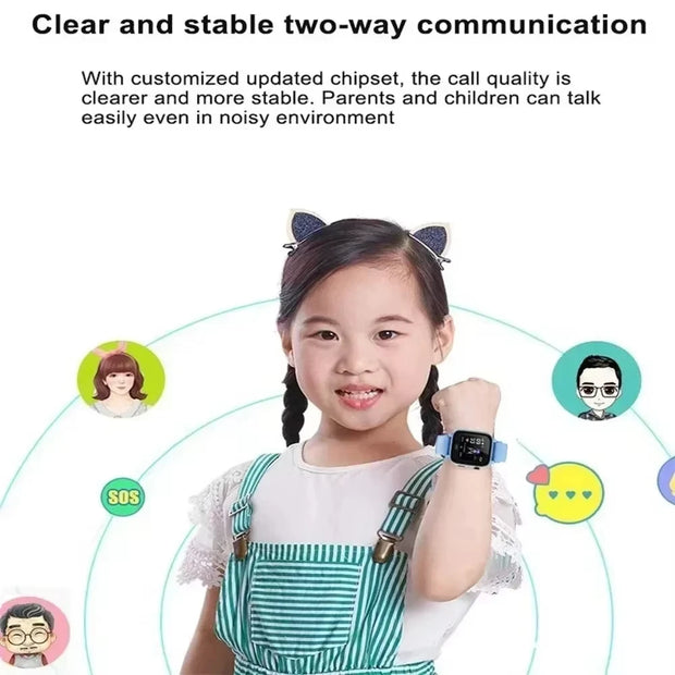 Xiaomi Kids 5G Smart Watch SOS GPS Location Video Call Sim Card Child Camera