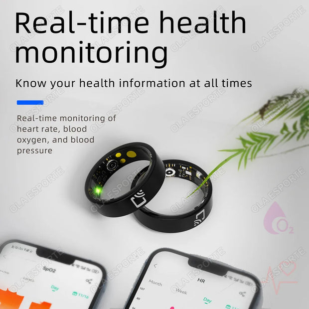 2024 NEW For Xiaomi NFC Smart Ring Men Women Blood Pressure Heart Rate