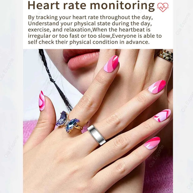For Xiaomi Smart Ring 2025 Men Women Health Heart Rate Blood Oxygen Monitor