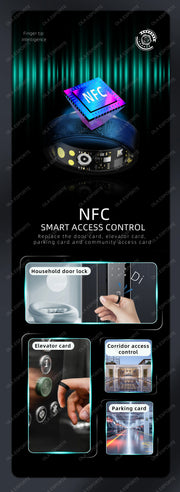 2024 NEW For Xiaomi NFC Smart Ring Men Women Blood Pressure Heart Rate