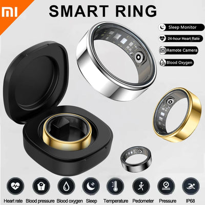 For Xiaomi Smart Ring 2025 Men Women Health Heart Rate Blood Oxygen Monitor