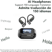Bluetooth AI Transla Earbuds Smart Wireless Translation HiFi Headphones Sports Noise Reduction