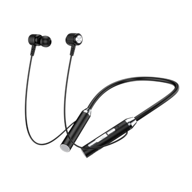 Wireless Headphones Bluetooth 5.0 Neckband Earphones Silicone Hifi 9D Stereo