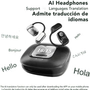 Bluetooth AI Transla Earbuds Smart Wireless Translation HiFi Headphones Sports Noise Reduction