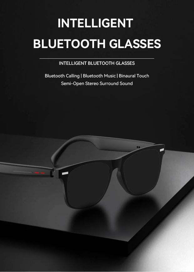 New Smart Glasses Wireless Calling Earphones Remote Control Photo AI Assistant