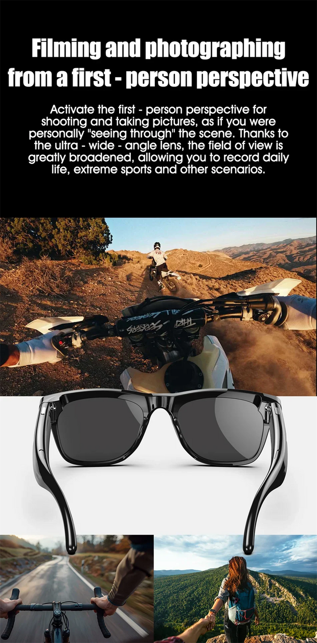 Xiaomi 4K HD AI Smart Glasses Chat GPT 100MP Camera Bluetooth Call