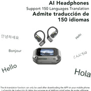 Bluetooth AI Transla Earbuds Smart Wireless Translation HiFi Headphones Sports Noise Reduction