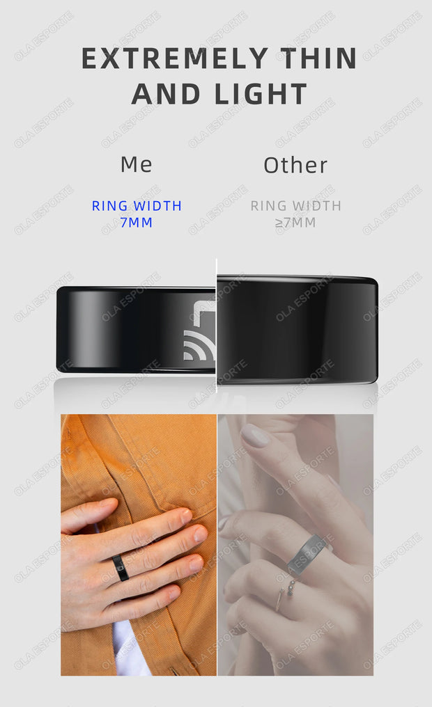 2024 NEW For Xiaomi NFC Smart Ring Men Women Blood Pressure Heart Rate