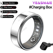 2025 Smart Ring Men Women 5ATM & IP68 Waterproof Health Monitoring Heart Rate