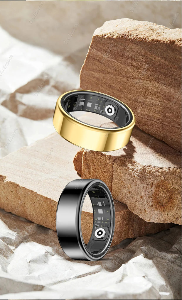 2025 Smart Ring Men Women 5ATM & IP68 Waterproof Health Monitoring Heart Rate