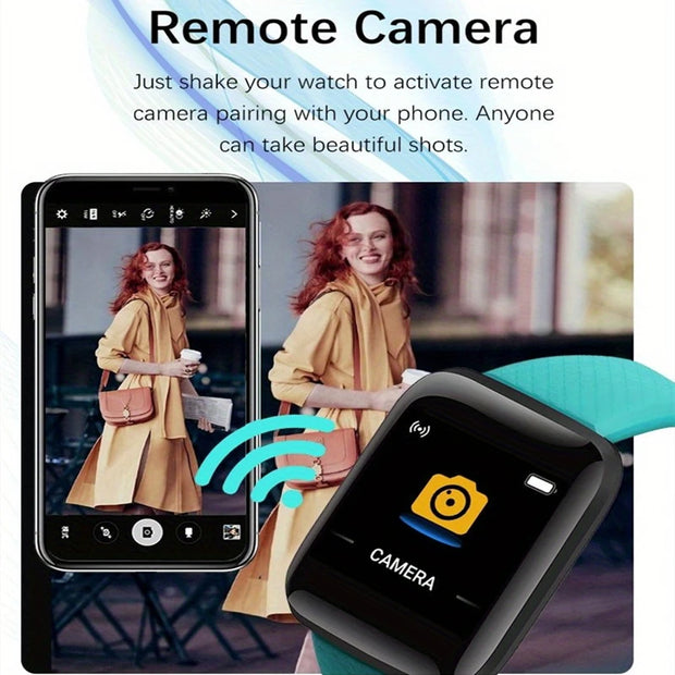 Smart Watch Sport Men Fitness Monitoring Woman Smartwatch Bluetooth Connection