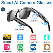 Xiaomi 4K HD AI Smart Glasses Chat GPT 100MP Camera Bluetooth Call
