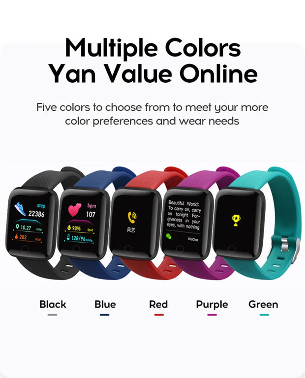 Smart Watch Sport Men Fitness Monitoring Woman Smartwatch Bluetooth Connection