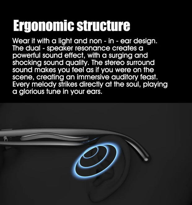 Sports Sunglasses Men Women AI Translate Smart Glasses HD Camera Take Photo