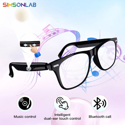 New Smart Glasses Wireless Calling Earphones Remote Control Photo AI Assistant