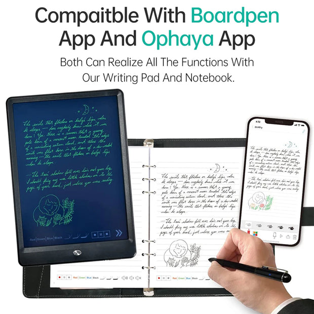 Smart Pen Writing Set Includes Smartpen Smart A5 PU