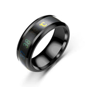 Smart Stainless Steel Multifunctional Ring for Couple Mood Feeling Intelligent