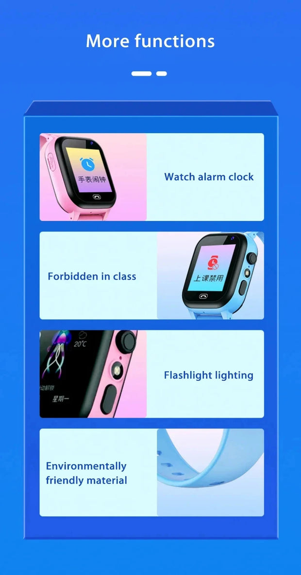 Xiaomi Kids 5G Smart Watch SOS GPS Location Video Call Sim Card Child Camera