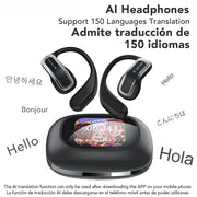 Bluetooth AI Transla Earbuds Smart Wireless Translation HiFi Headphones Sports Noise Reduction