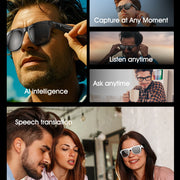 Sports Sunglasses Men Women AI Translate Smart Glasses HD Camera Take Photo