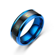 Smart Stainless Steel Multifunctional Ring for Couple Mood Feeling Intelligent