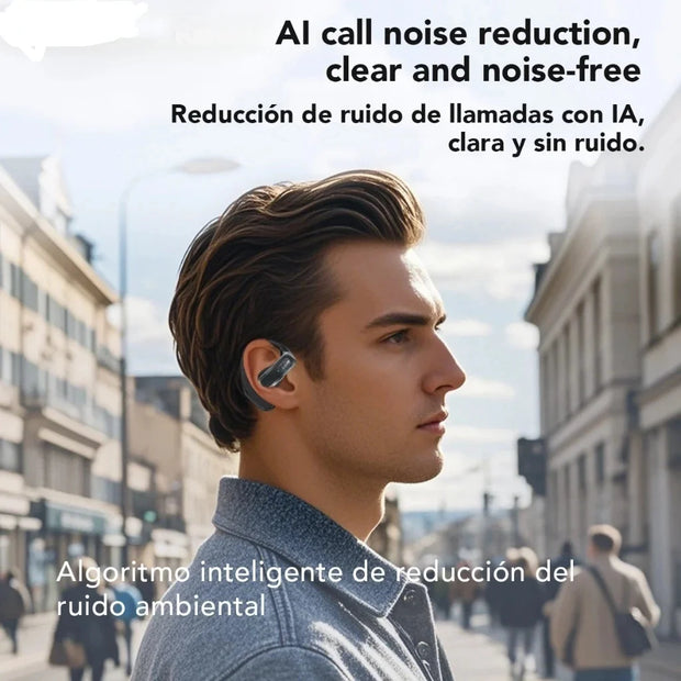 Bluetooth AI Transla Earbuds Smart Wireless Translation HiFi Headphones Sports Noise Reduction